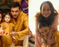 Alia Bhatt, Ranbir Kapoor Celebrate Diwali With Baby Raha And Family!