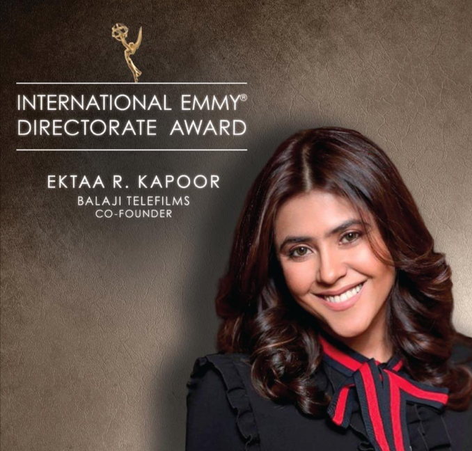Ekta Kapoor gets honoured with International Emmy Directorate Award
